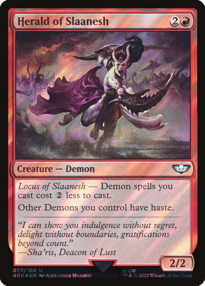 Herald of Slaanesh card image