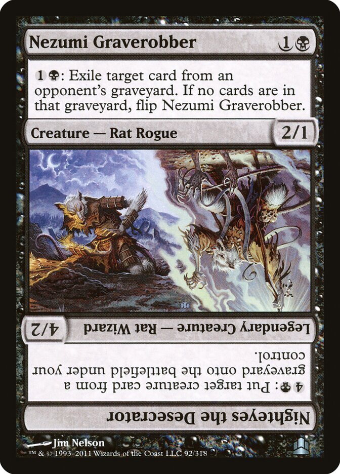 Nezumi Graverobber // Nighteyes the Desecrator card image