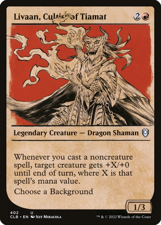 Livaan, Cultist of Tiamat card image