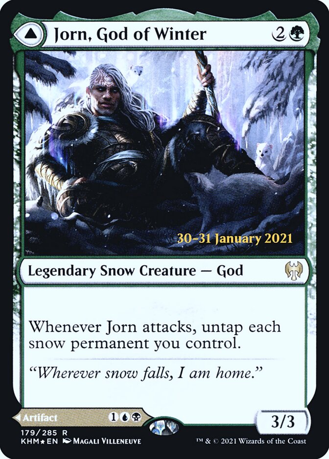 Jorn, God of Winter // Kaldring, the Rimestaff card image