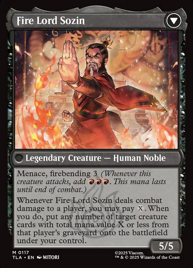 The Rise of Sozin // Fire Lord Sozin card image