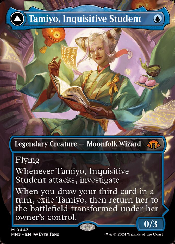 Tamiyo, Inquisitive Student // Tamiyo, Seasoned Scholar card image