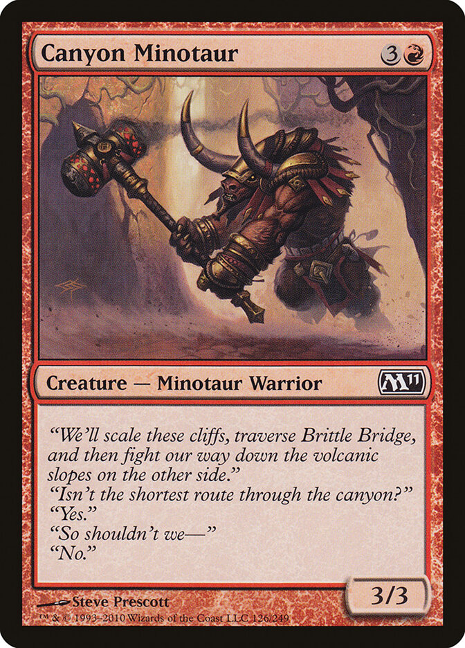 Canyon Minotaur card image