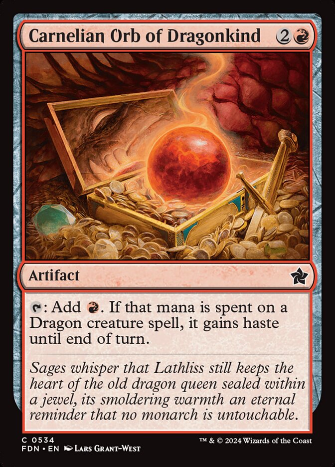 Carnelian Orb of Dragonkind card image