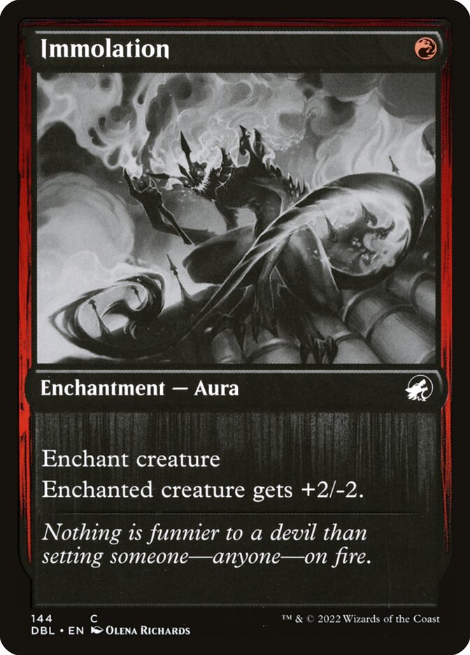 Immolation card image