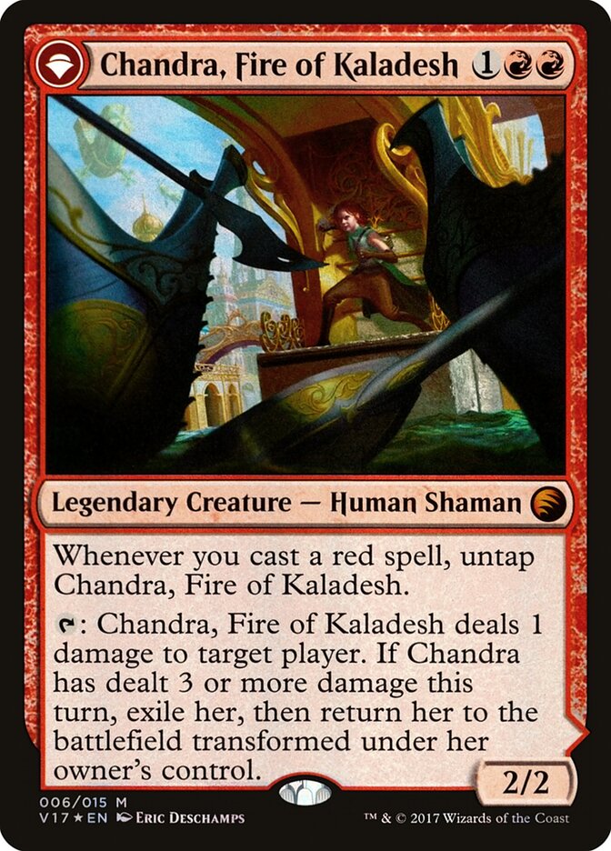 Chandra, Fire of Kaladesh // Chandra, Roaring Flame card image