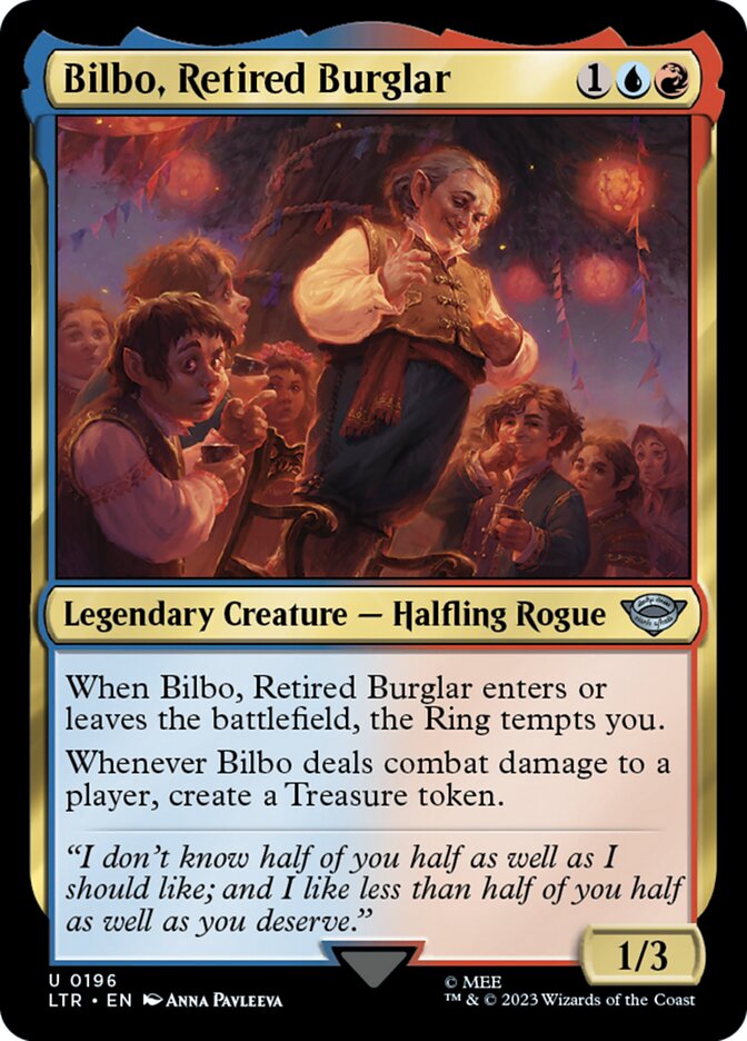Bilbo, Retired Burglar card image