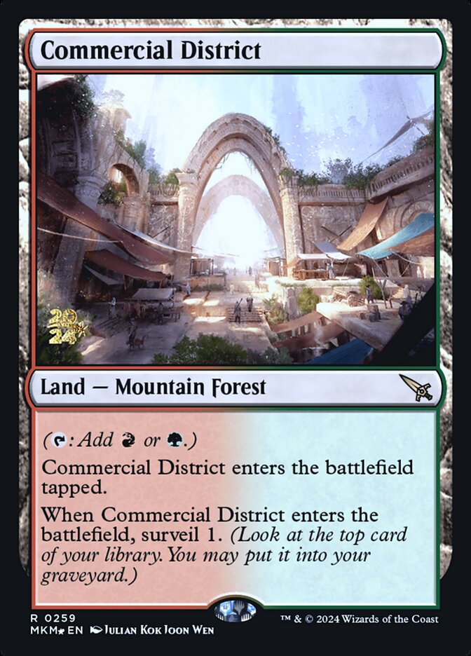 Commercial District card image