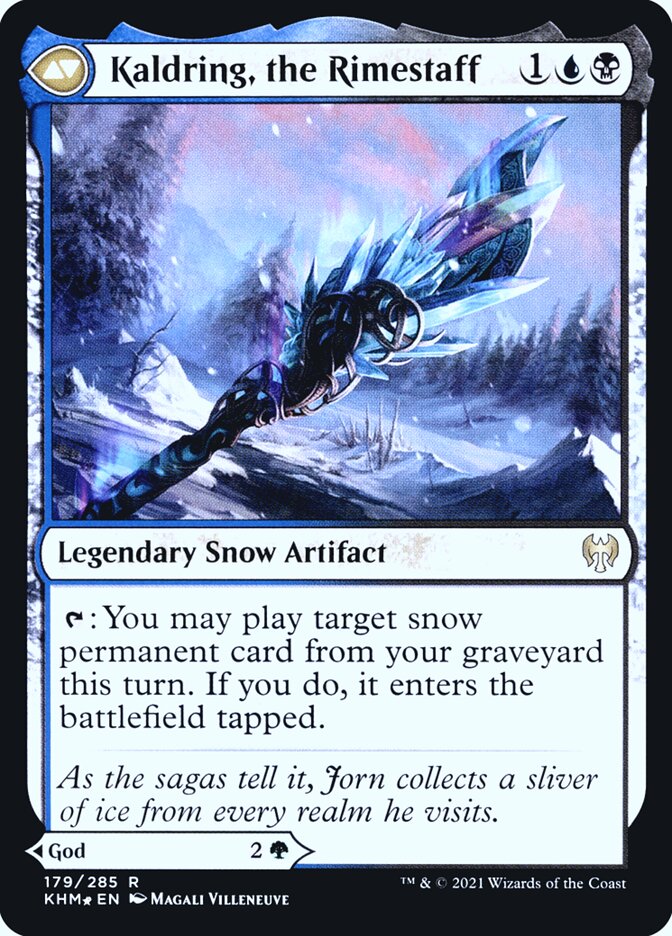 Jorn, God of Winter // Kaldring, the Rimestaff card image
