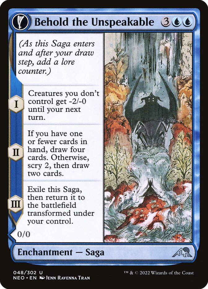 Behold the Unspeakable // Vision of the Unspeakable card image