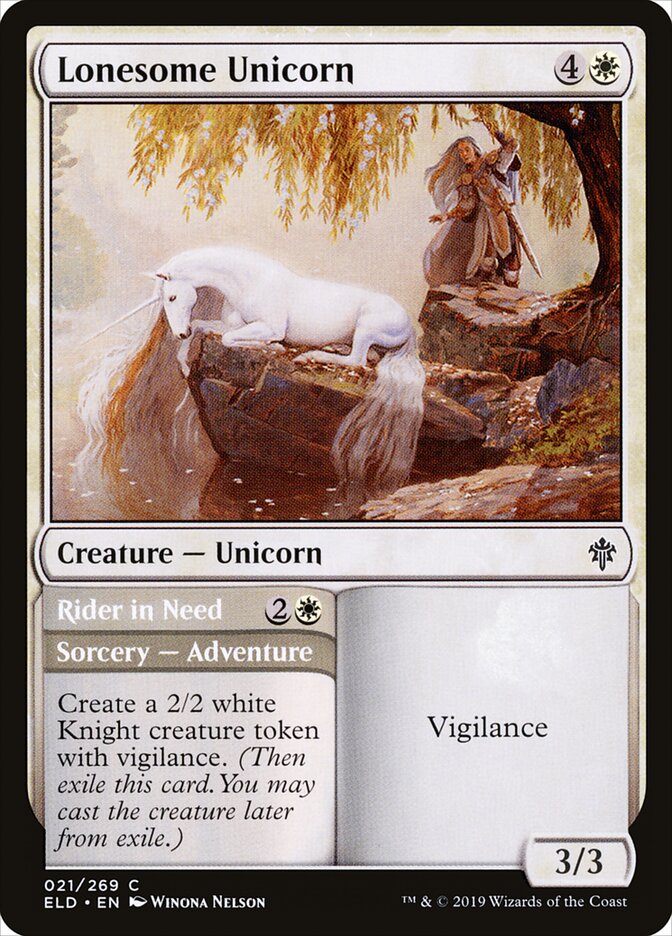 Lonesome Unicorn // Rider in Need card image