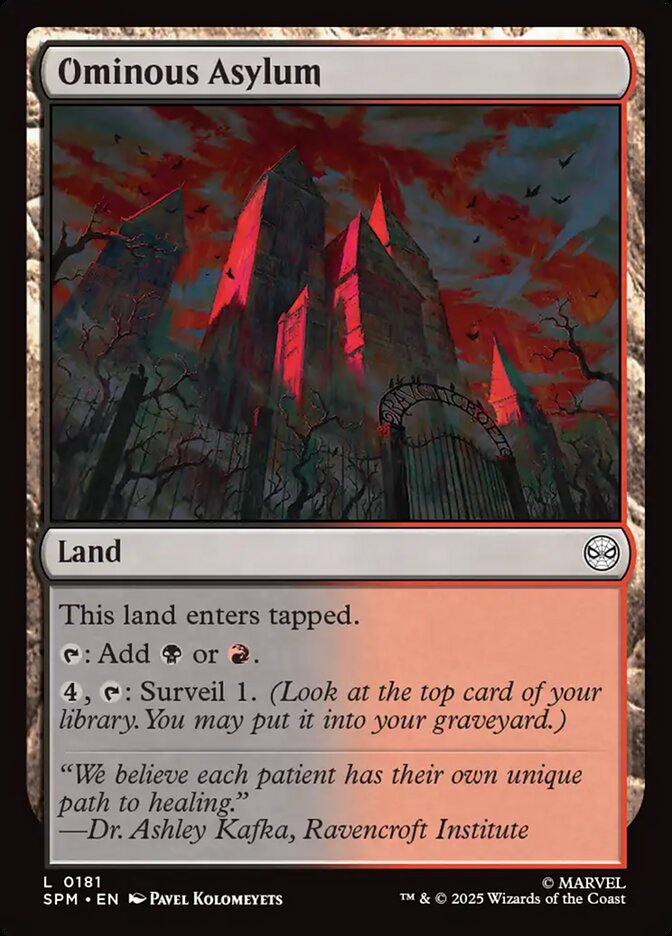 Ominous Asylum card image