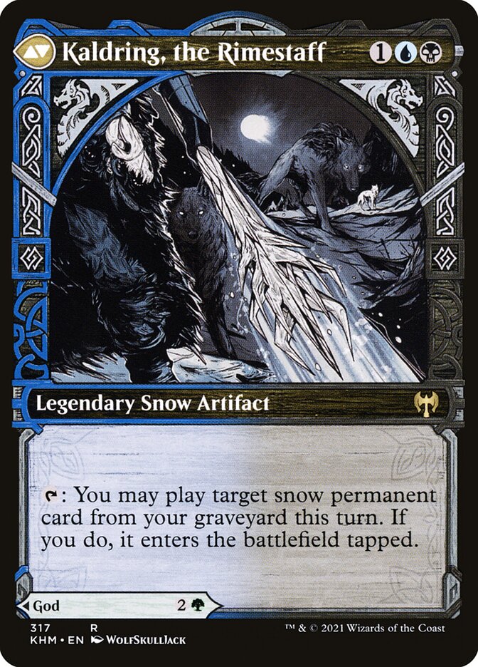 Jorn, God of Winter // Kaldring, the Rimestaff card image