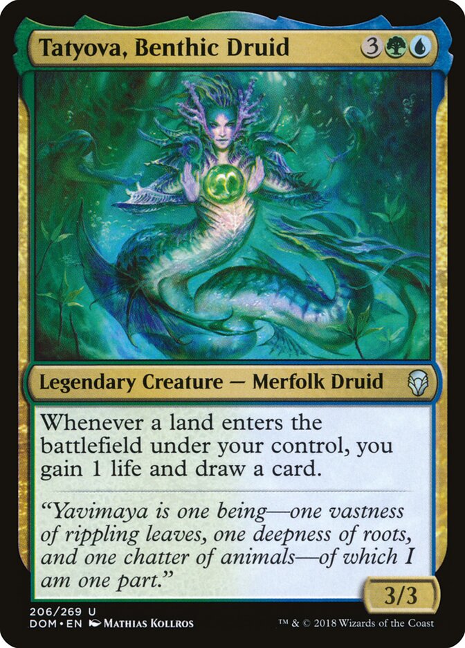Tatyova, Benthic Druid card image