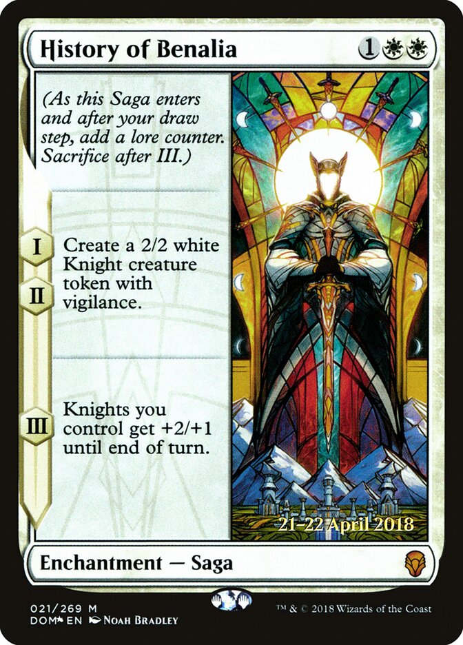 History of Benalia card image