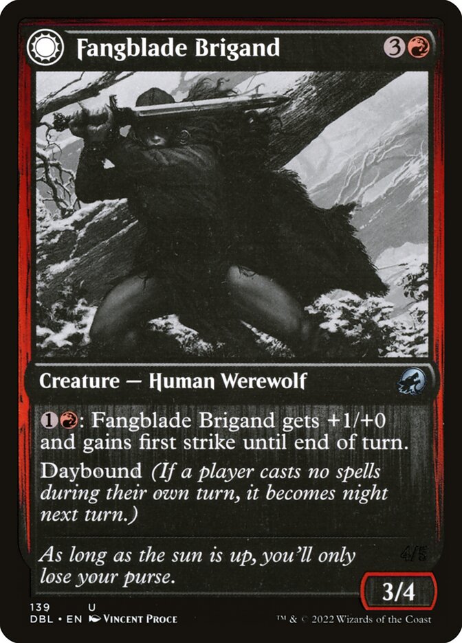 Fangblade Brigand // Fangblade Eviscerator card image