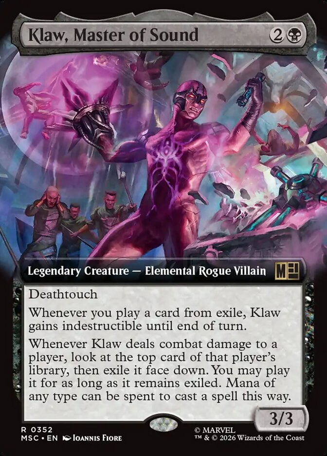 Klaw, Master of Sound card image