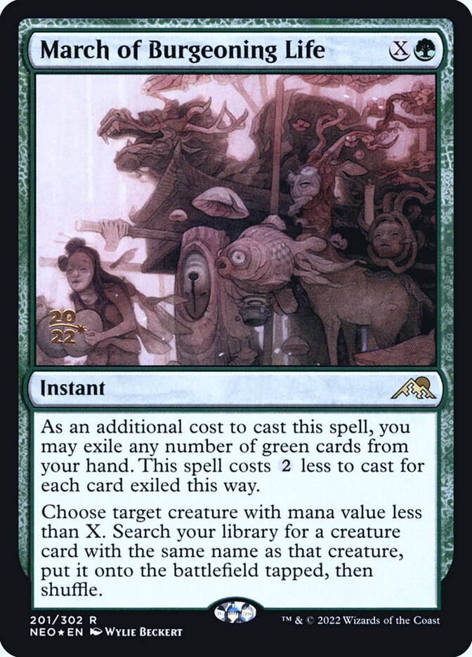 March of Burgeoning Life card image