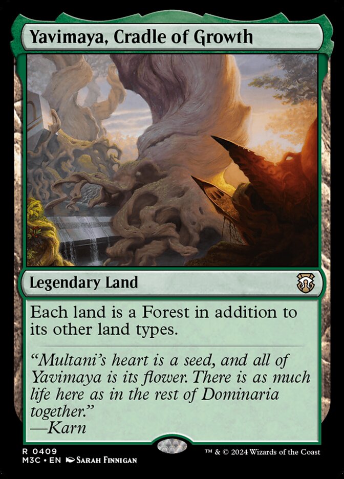 Yavimaya, Cradle of Growth card image