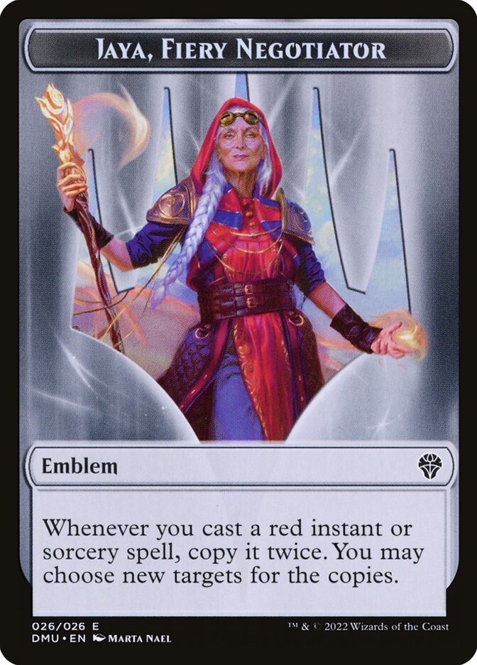Jaya, Fiery Negotiator Emblem card image
