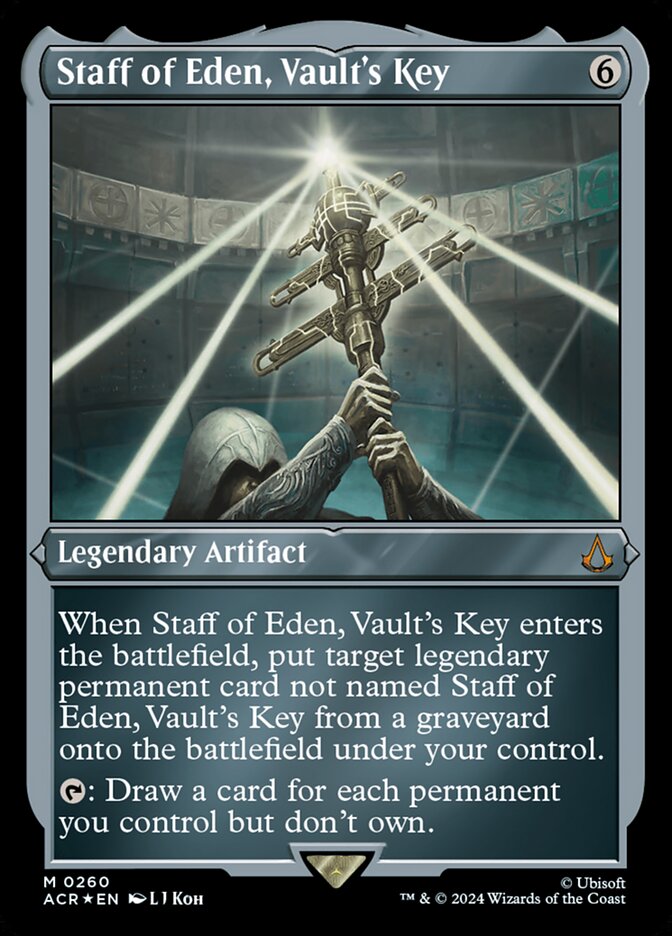 Staff of Eden, Vault's Key card image