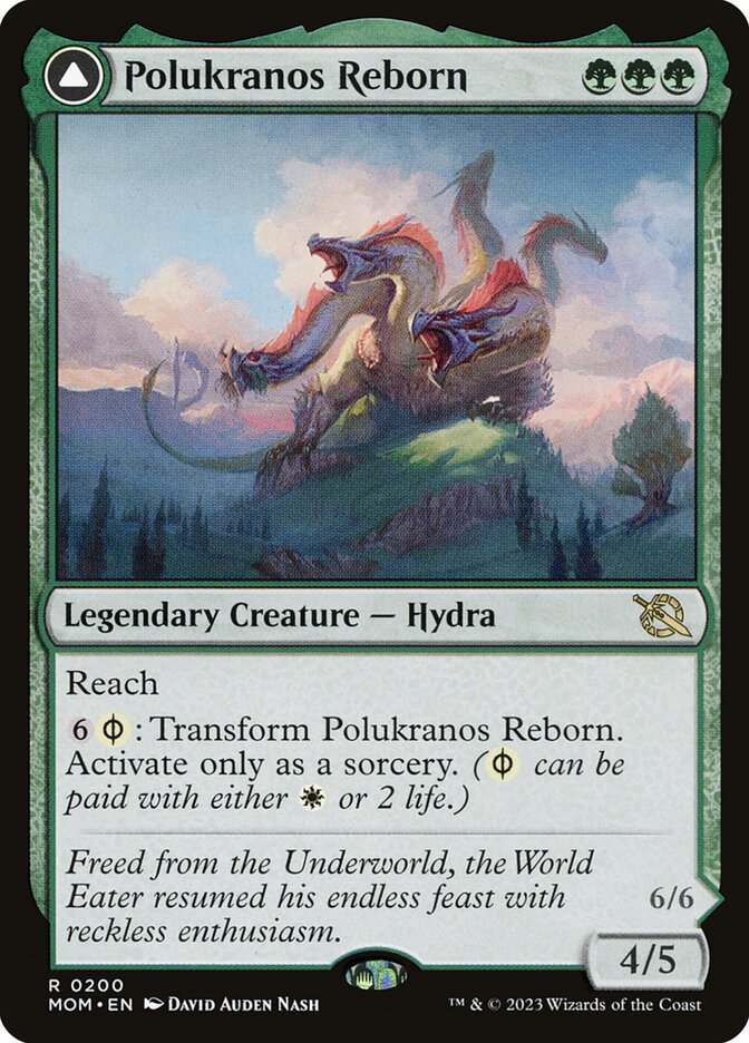 Polukranos Reborn // Polukranos, Engine of Ruin card image
