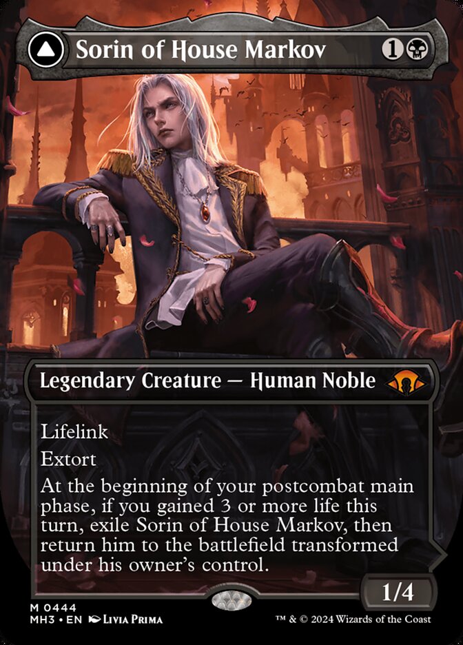 Sorin of House Markov // Sorin, Ravenous Neonate card image