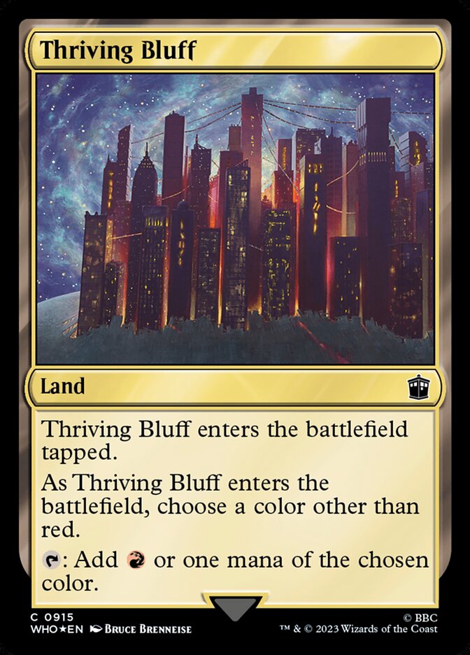 Thriving Bluff card image