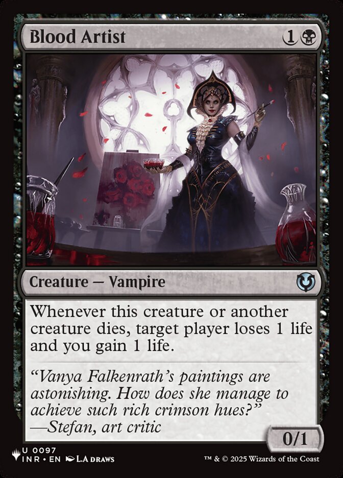 Blood Artist card image