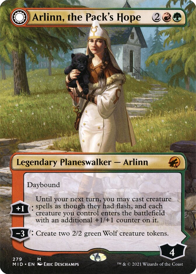 Arlinn, the Pack's Hope // Arlinn, the Moon's Fury card image