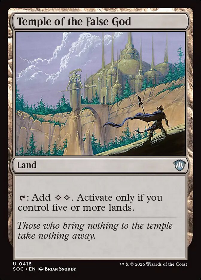 Temple of the False God card image