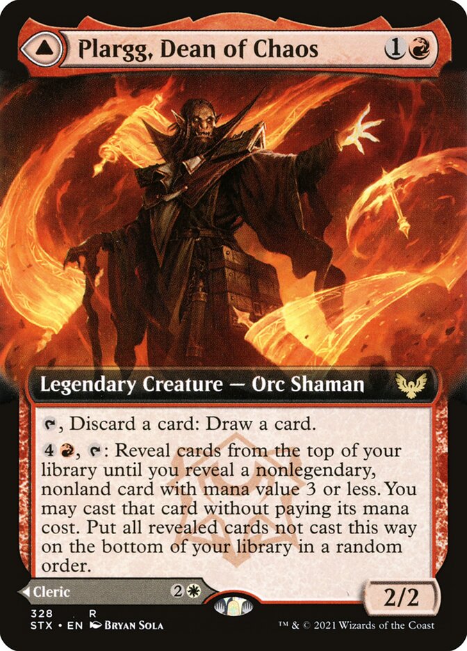 Plargg, Dean of Chaos // Augusta, Dean of Order card image