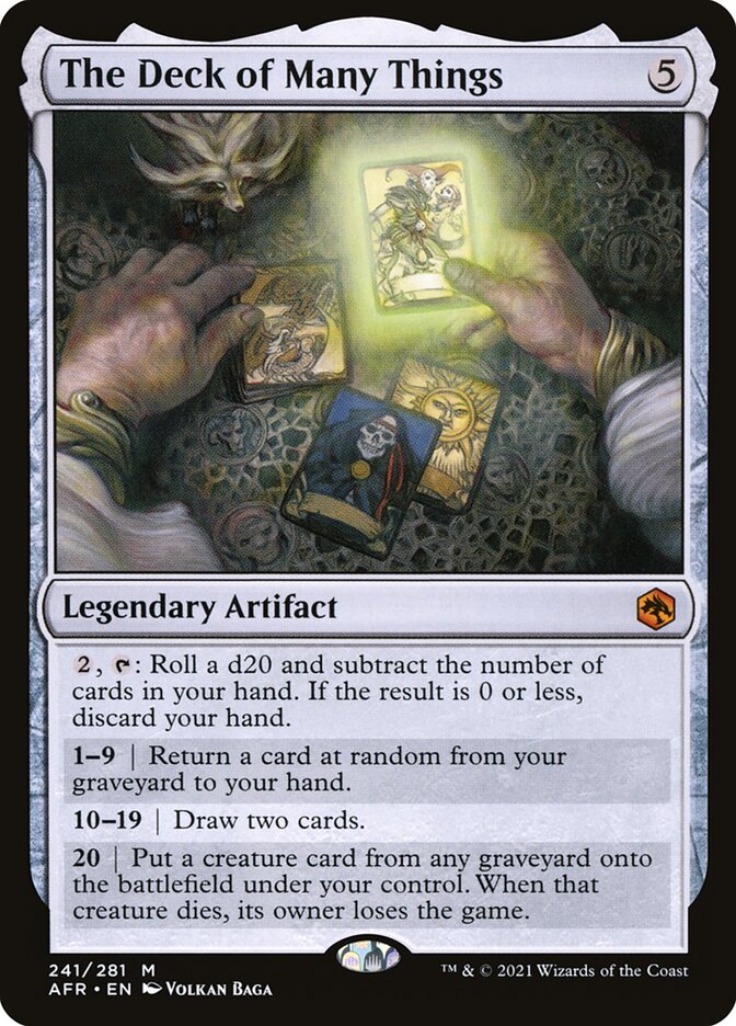 The Deck of Many Things card image