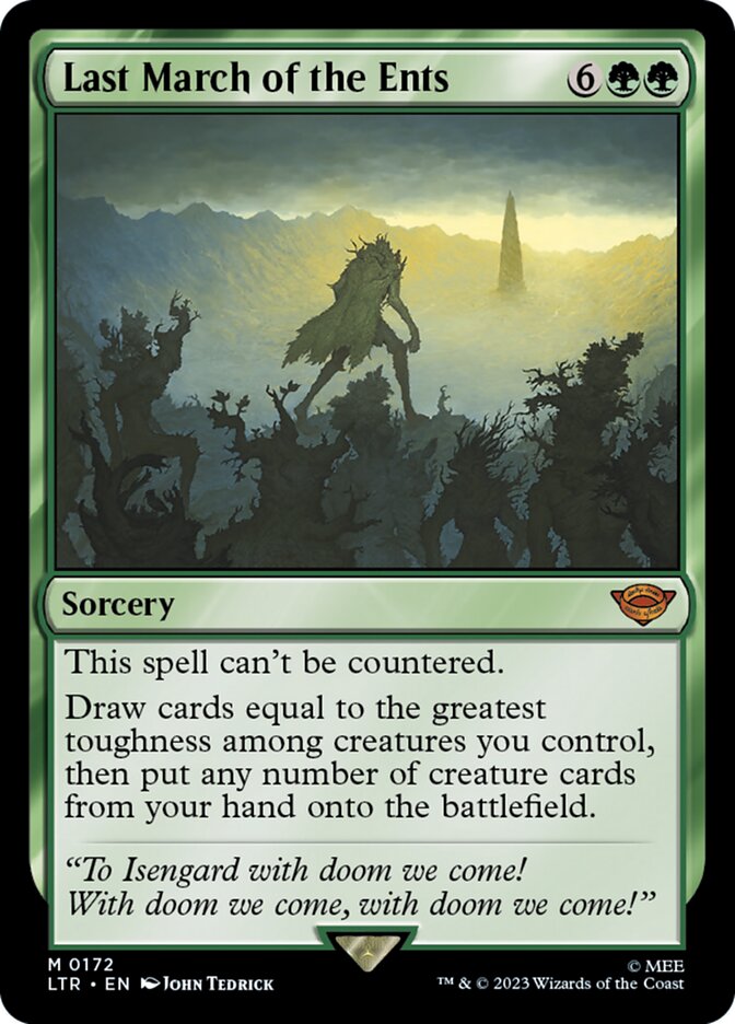 Last March of the Ents card image