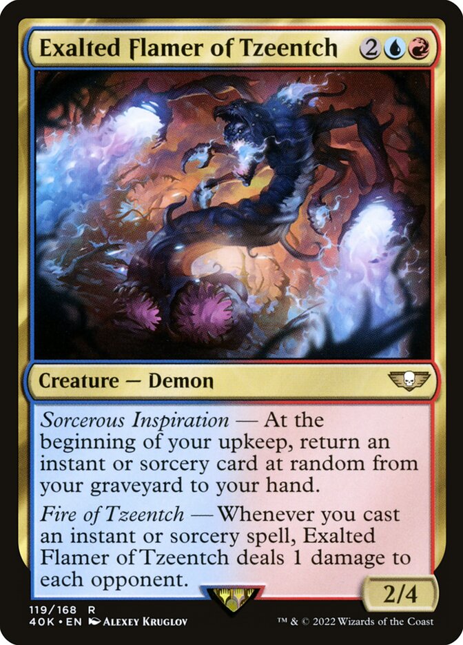 Exalted Flamer of Tzeentch card image