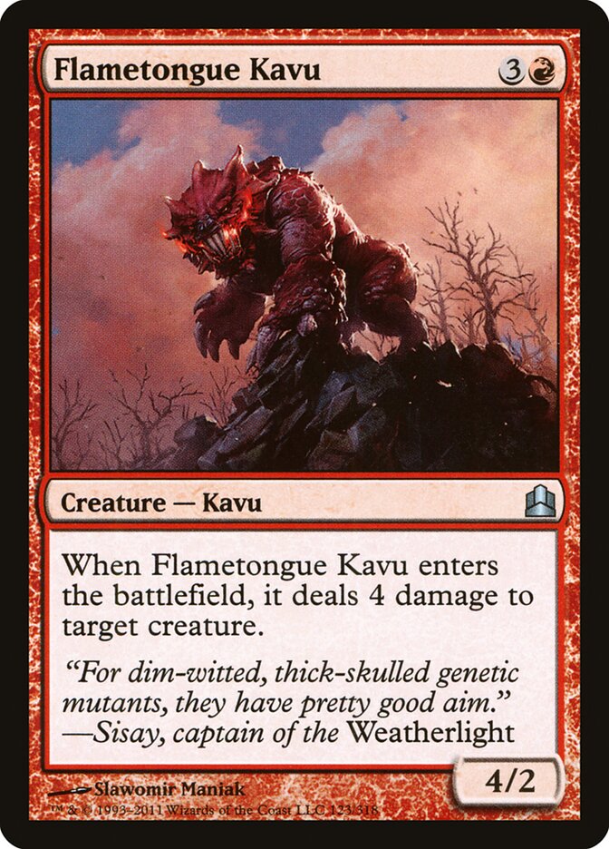 Flametongue Kavu card image