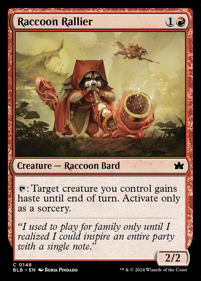 Raccoon Rallier card image