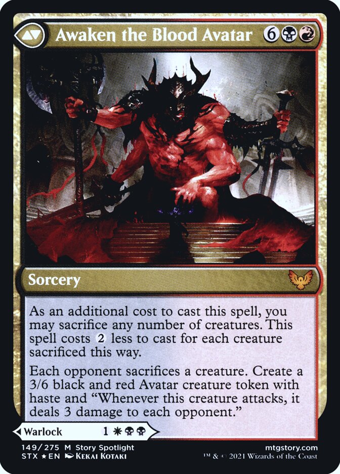 Extus, Oriq Overlord // Awaken the Blood Avatar card image
