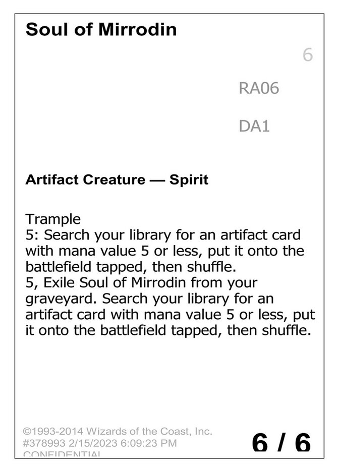 Soul of Mirrodin card image