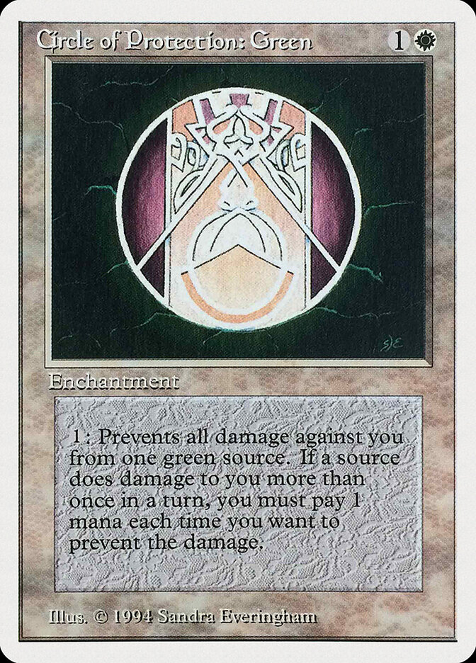Circle of Protection: Green card image
