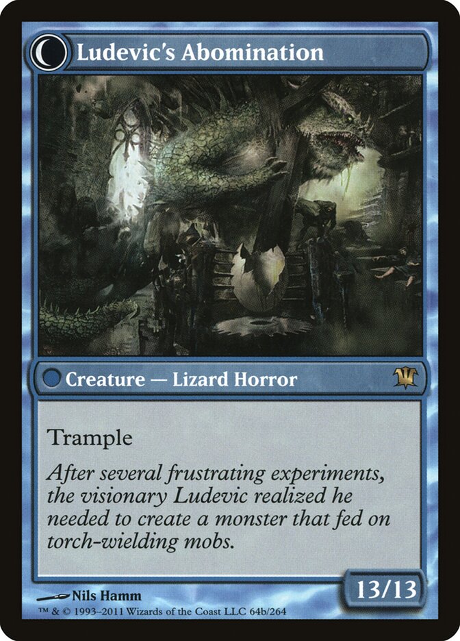 Ludevic's Test Subject // Ludevic's Abomination card image