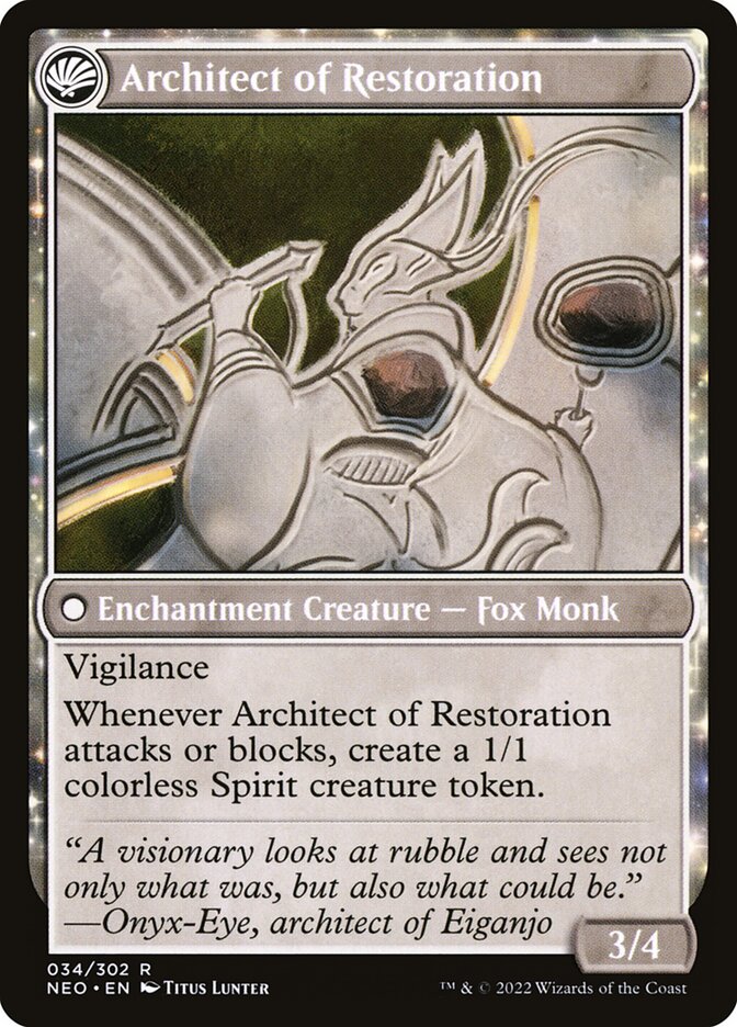 The Restoration of Eiganjo // Architect of Restoration card image