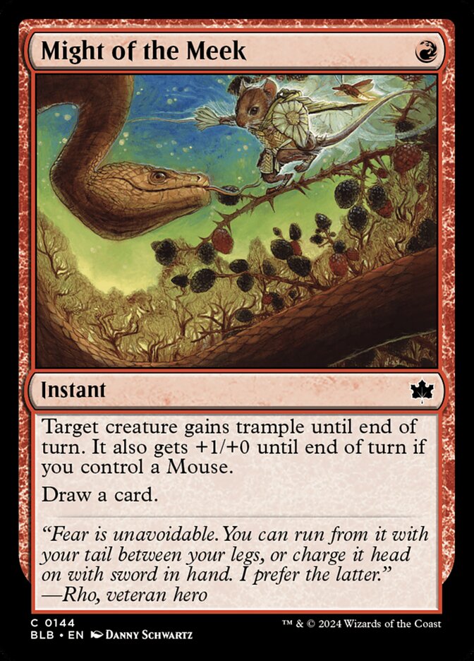 Might of the Meek card image