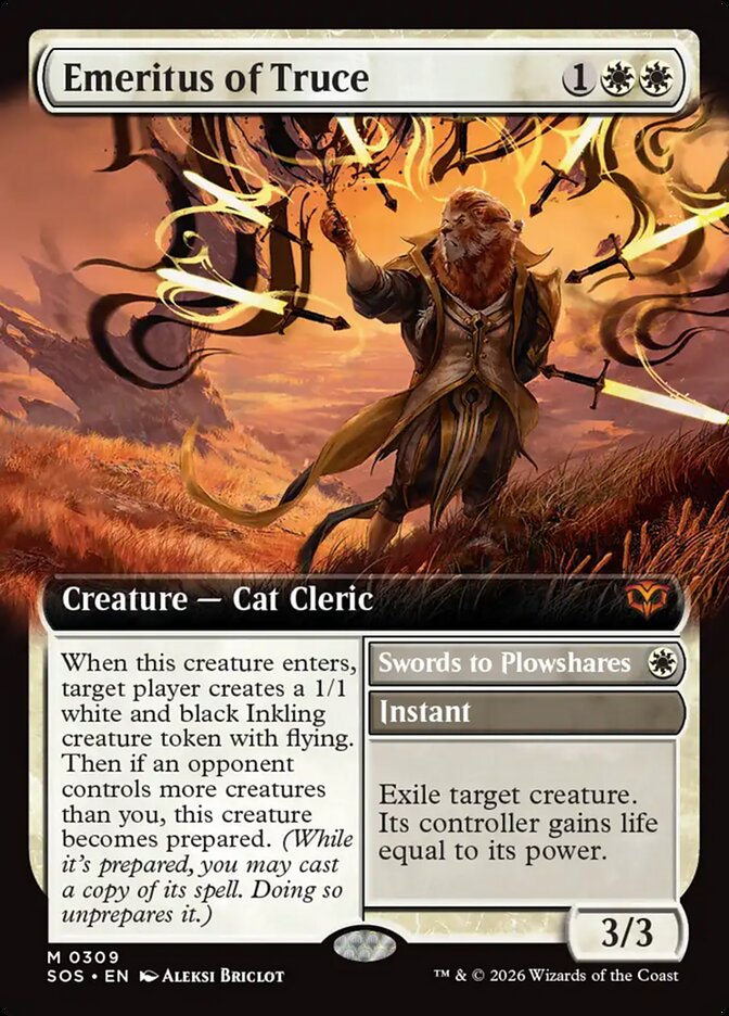 Emeritus of Truce // Swords to Plowshares card image