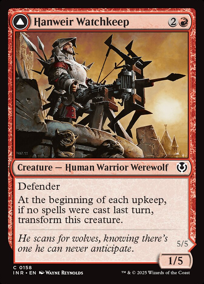 Hanweir Watchkeep // Bane of Hanweir card image