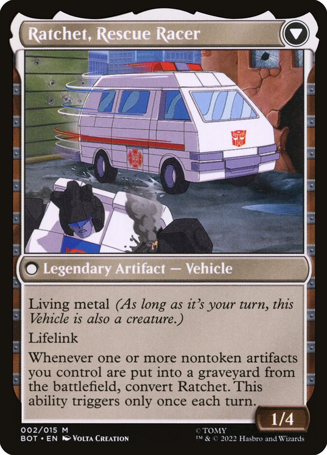 Ratchet, Field Medic // Ratchet, Rescue Racer card image