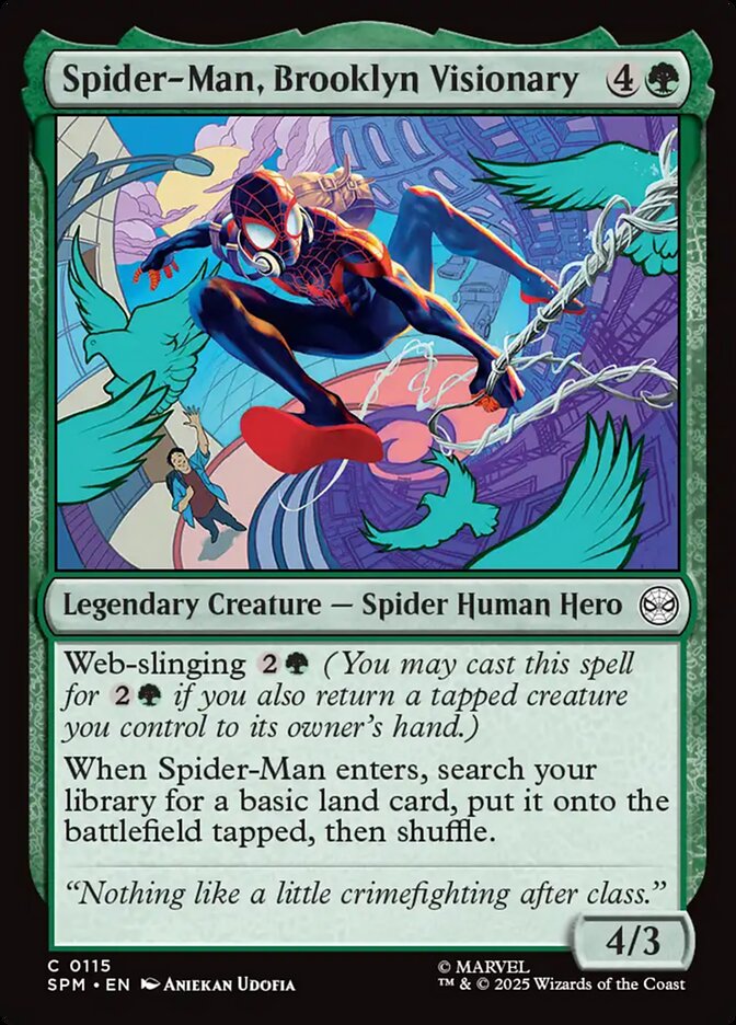 Spider-Man, Brooklyn Visionary card image