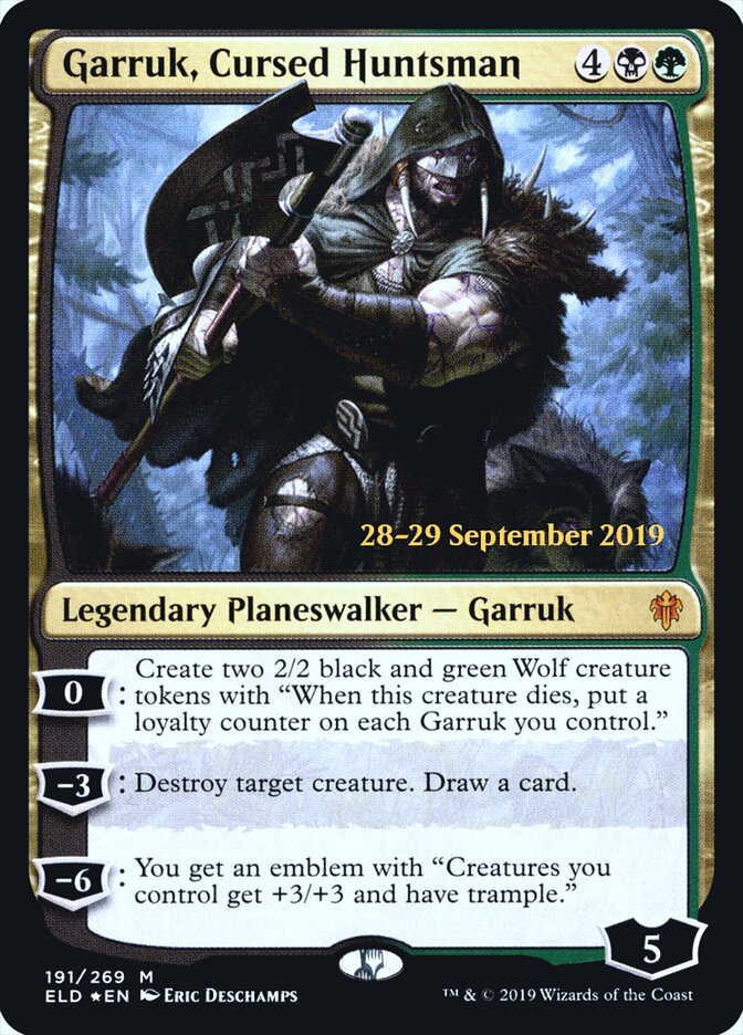 Garruk, Cursed Huntsman card image