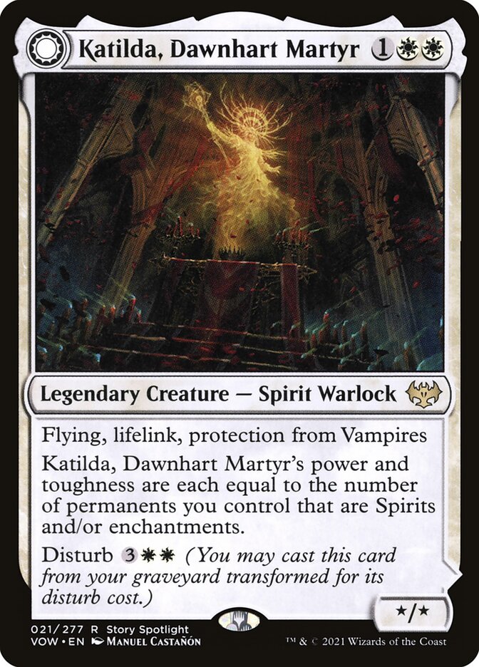 Katilda, Dawnhart Martyr // Katilda's Rising Dawn card image