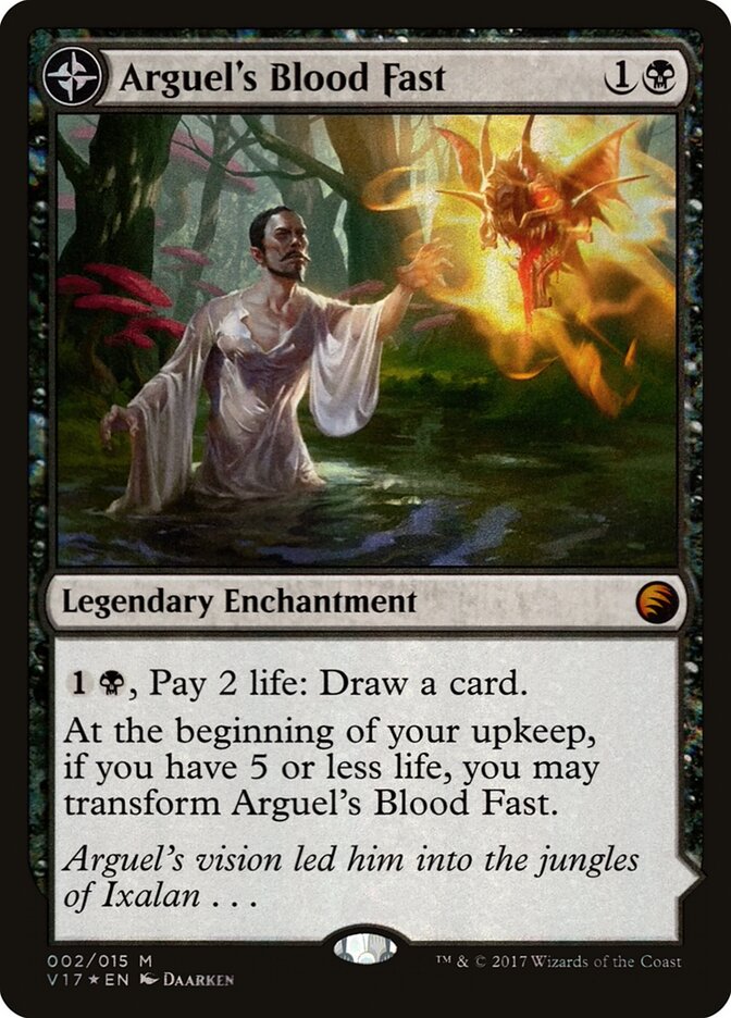 Arguel's Blood Fast // Temple of Aclazotz card image